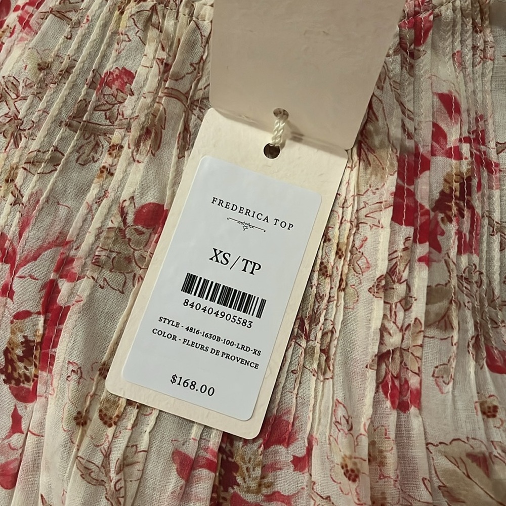 NWT Doen Frederica top size XS - Picture 3 of 4